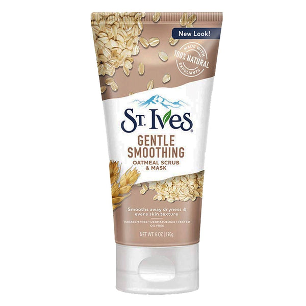 St. Ives Gentle Smoothing Oatmeal Scrub & Mask, 170g - My Vitamin Store
