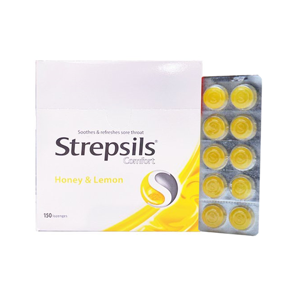 Strepsils Comfort Honey & Lemon Lozenges, 10 Ct