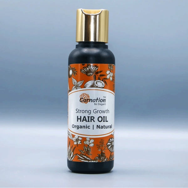 Strong Growth Hair Oil Organic, 100ml - Carnation - My Vitamin Store
