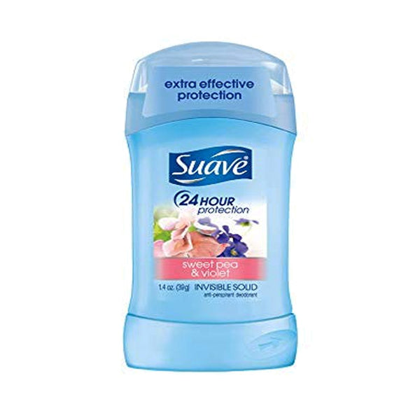 Suave 24 Hour Protection Invisible Solid Deodorant Stick, Sweet Pea & Violet - My Vitamin Store