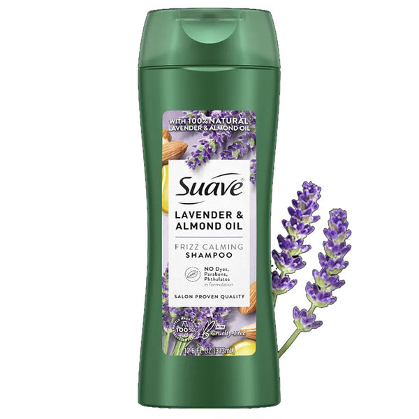Suave Professionals Lavender & Almond Oil Frizz Calming Shampoo, 373ml - My Vitamin Store