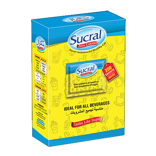Sucral Sweetener Sachet, 200 Ct - My Vitamin Store