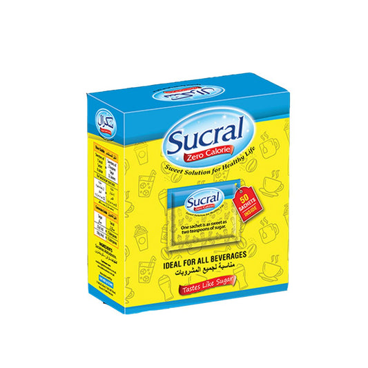 Sucral Sweetener Sachet, 50 Ct - My Vitamin Store