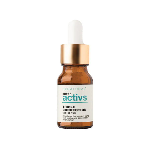Super Activs Triple Correction Eye Serum, 10ml - CoNatural - My Vitamin Store