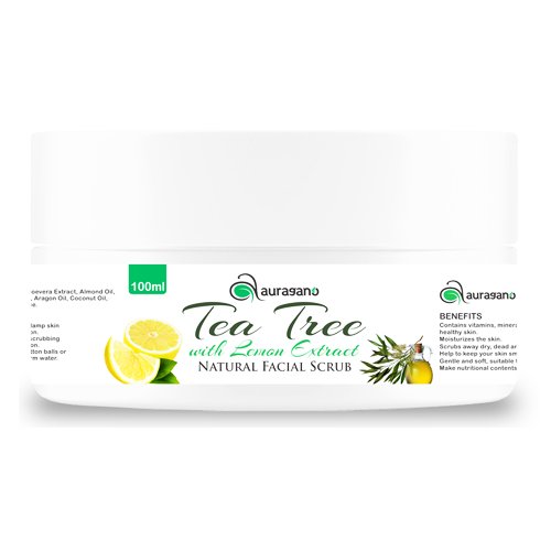 Tea Tree with Lemon Extract Scrub - Auragano - My Vitamin Store