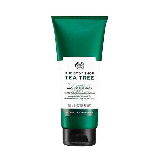 The Body Shop Tea Tree 3-in-1 Wash Scrub Mask, 125ml - My Vitamin Store