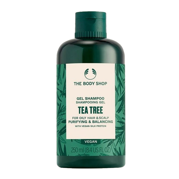 The Body Shop Tea Tree Purifying & Balancing Gel Shampoo, 250ml - My Vitamin Store