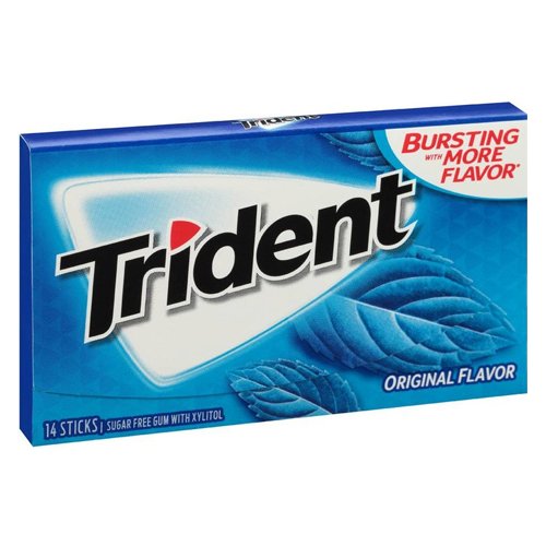 Trident Original Sugar Free Chewing Gum, 14 Ct - My Vitamin Store