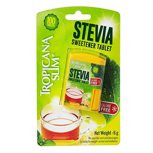 Tropicana Slim Stevia Sweetener Tablets, 100 Ct - My Vitamin Store