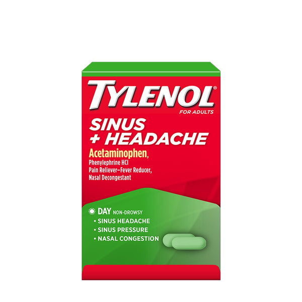 Tylenol Sinus + Headache Non-Drowsy Daytime Caplets, 24 Ct - My Vitamin Store