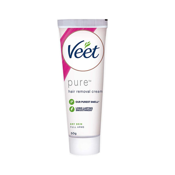 Veet Pure Hair Removal Cream for Dry Skin, 50g - My Vitamin Store