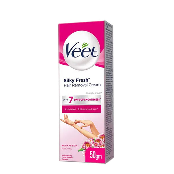 Veet Silky Fresh Hair Removal Cream for Normal Skin, 50g - My Vitamin Store