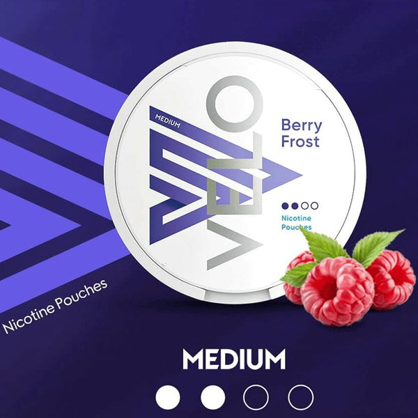 Velo Nicotine Pouches - Berry Frost 6mg (Medium), 20 Ct - My Vitamin Store