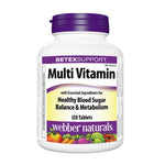 Webber Naturals Diabetex Multi Vitamin, 120 Ct - My Vitamin Store