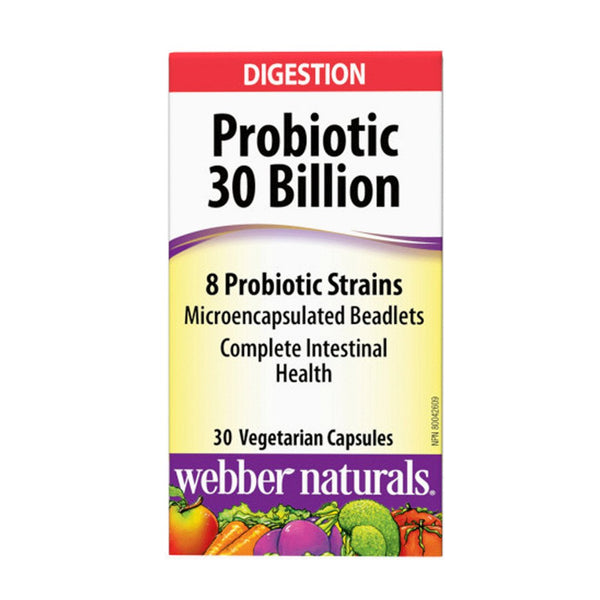 Webber Naturals Probiotic 30 Billion, 30 Ct - My Vitamin Store
