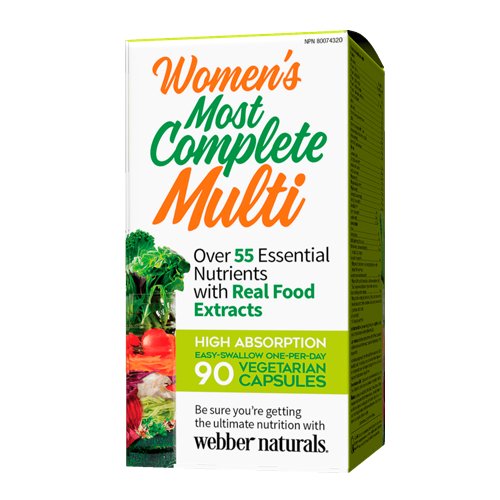 Webber Naturals Women's Most Complete Multi, 90 Ct - My Vitamin Store
