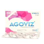 Agoviz Tablet 25mg, 14 Ct - PharmEvo