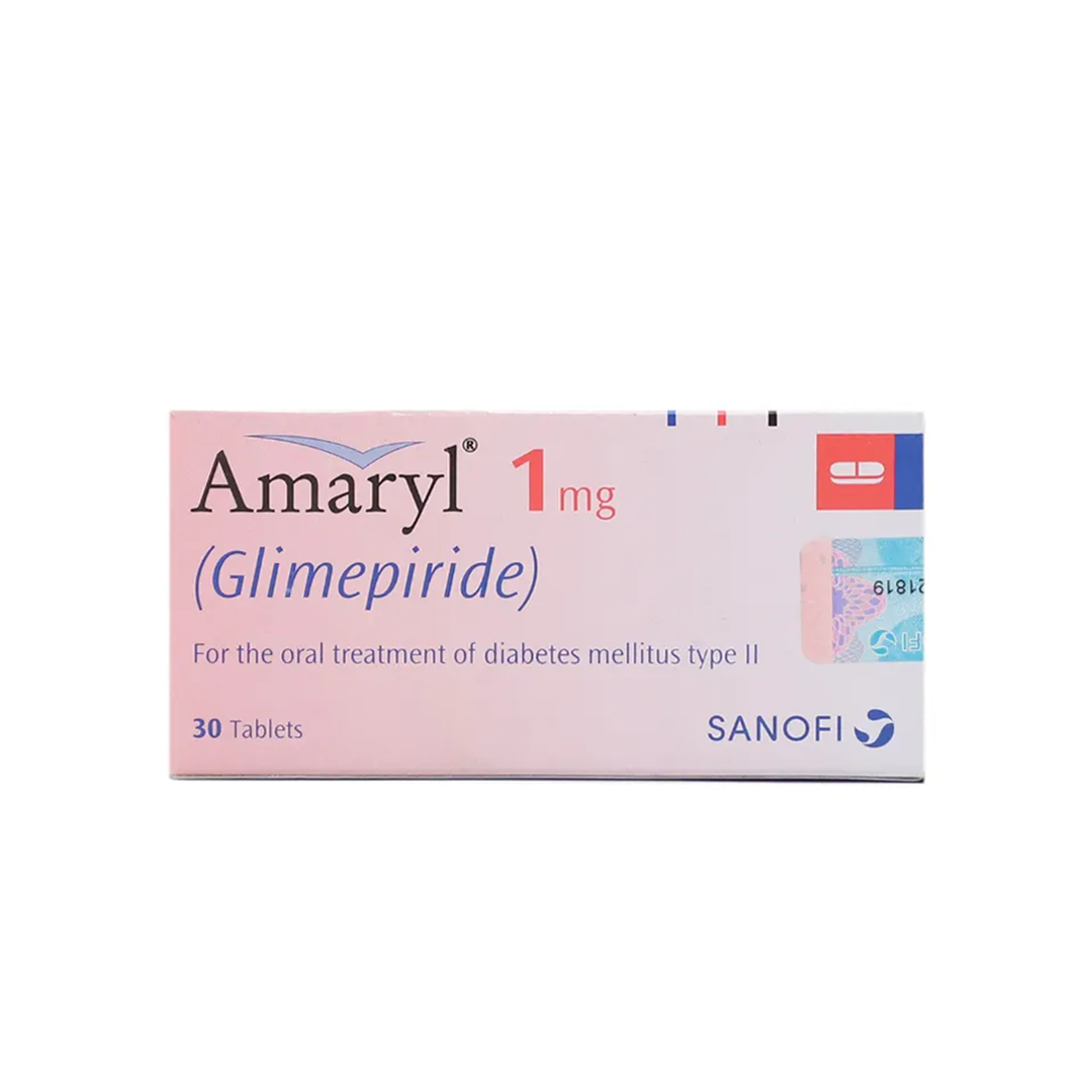 Amaryl 1mg Tablets, 30 Ct - Sanofi