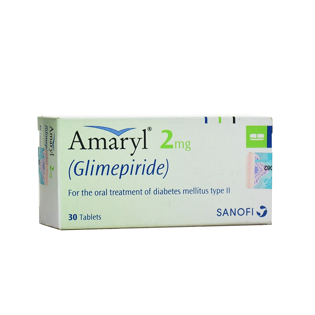 Amaryl 2mg Tablets, 30 Ct - Sanofi