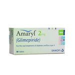 Amaryl 2mg Tablets, 30 Ct - Sanofi
