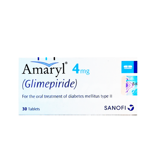 Amaryl 4mg Tablets, 30 Ct - Sanofi