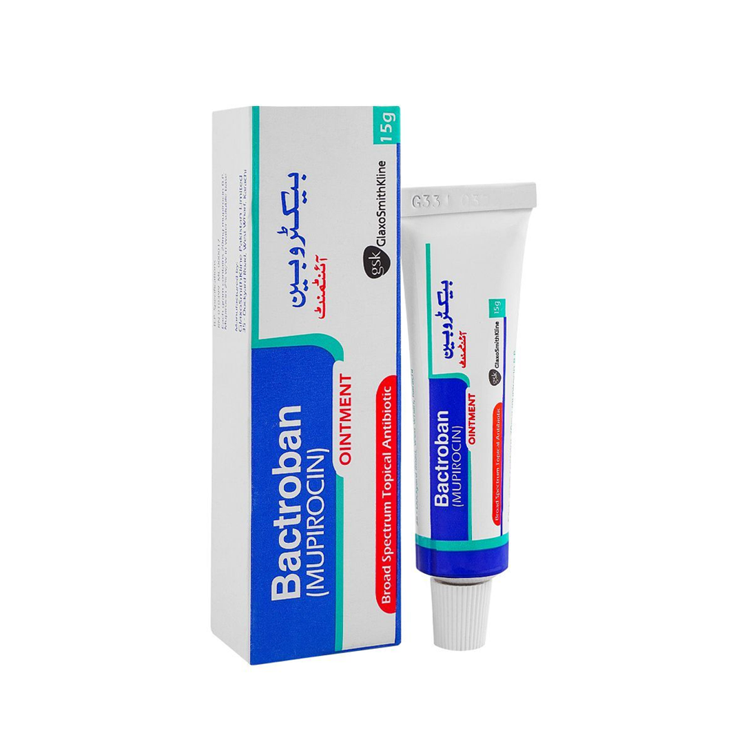 GSK Bactroban (Mupirocin) Ointment, 15g