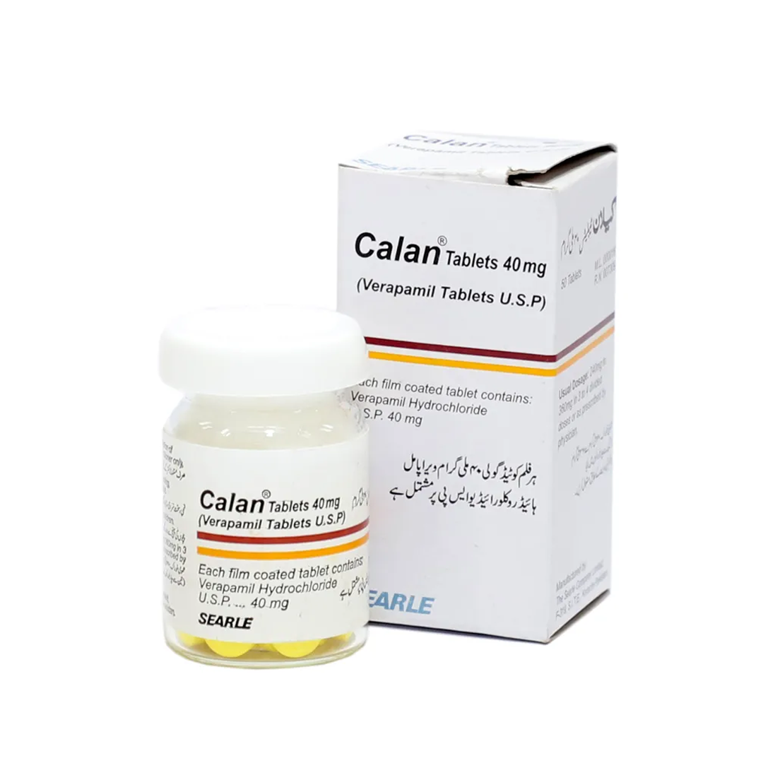Calan Tablet 40mg, 50 Ct - Searle