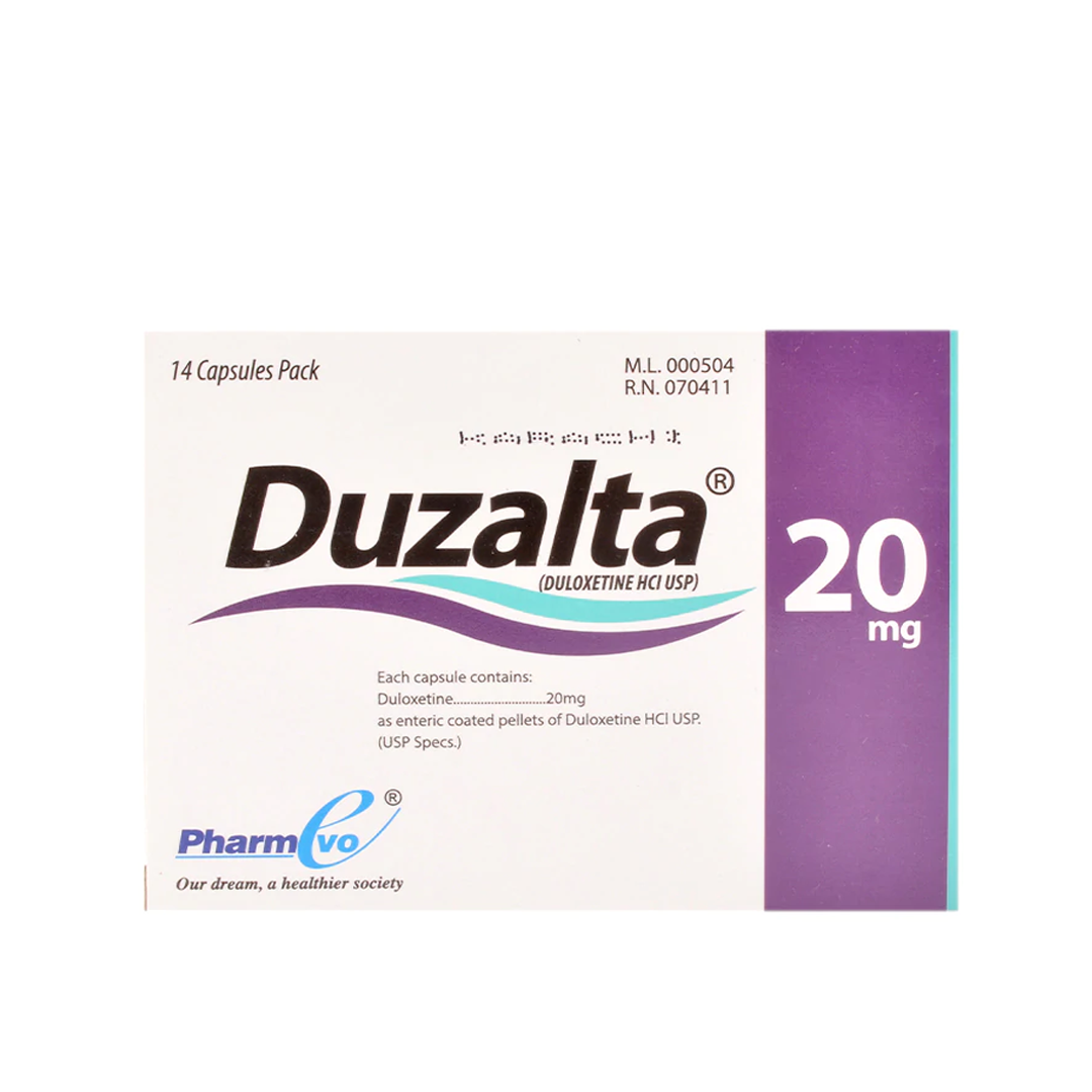 Duzalta Capsules 20mg, 14 Ct - PharmEvo