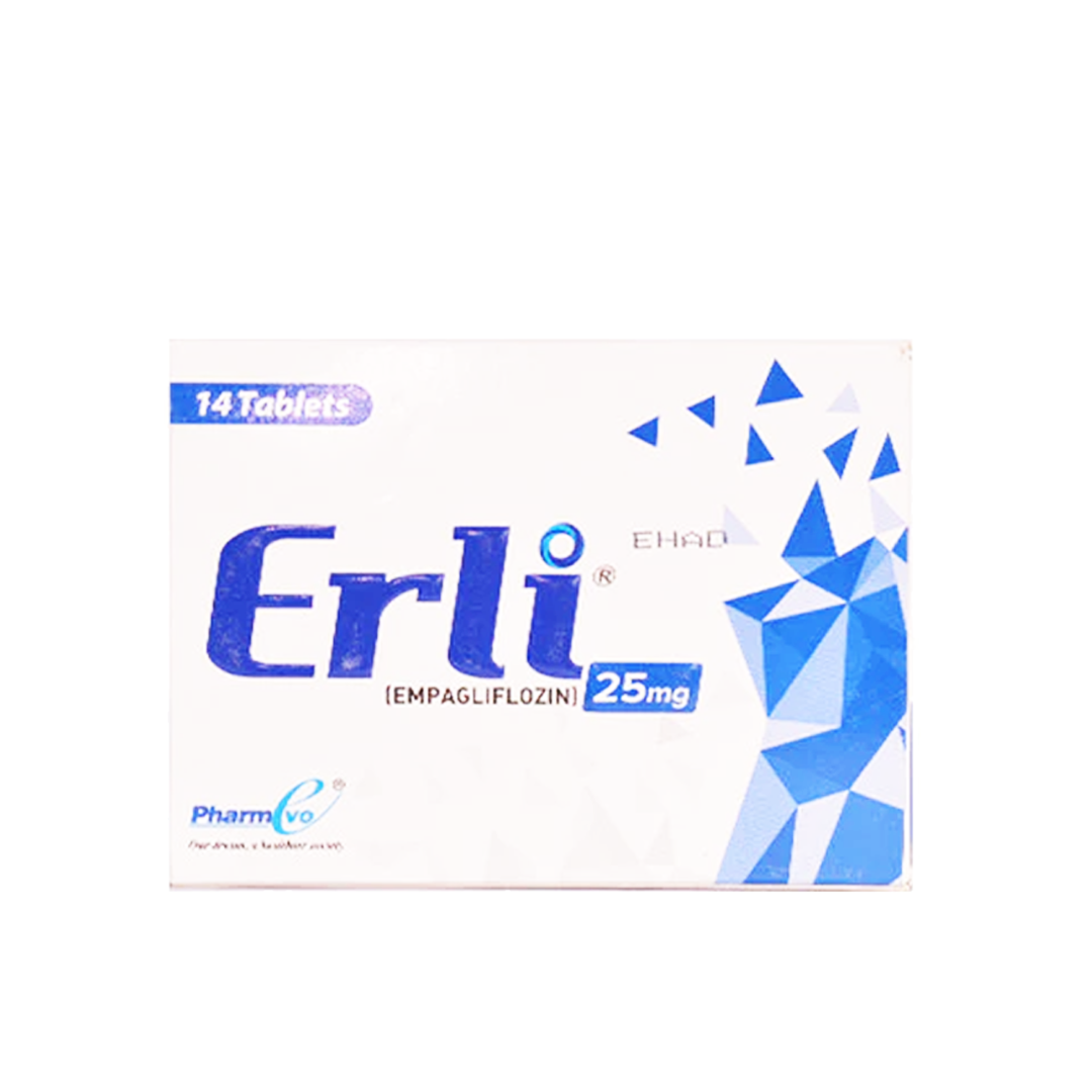 Erli (Empagliflozin) 25mg, 14 Ct - PharmEvo