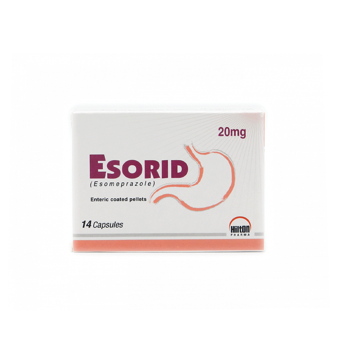 Esorid Capsule 20mg, 14 Ct - Hilton