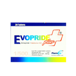 Evopride Plus Tablets 1/500mg, 30 Ct - PharmEvo