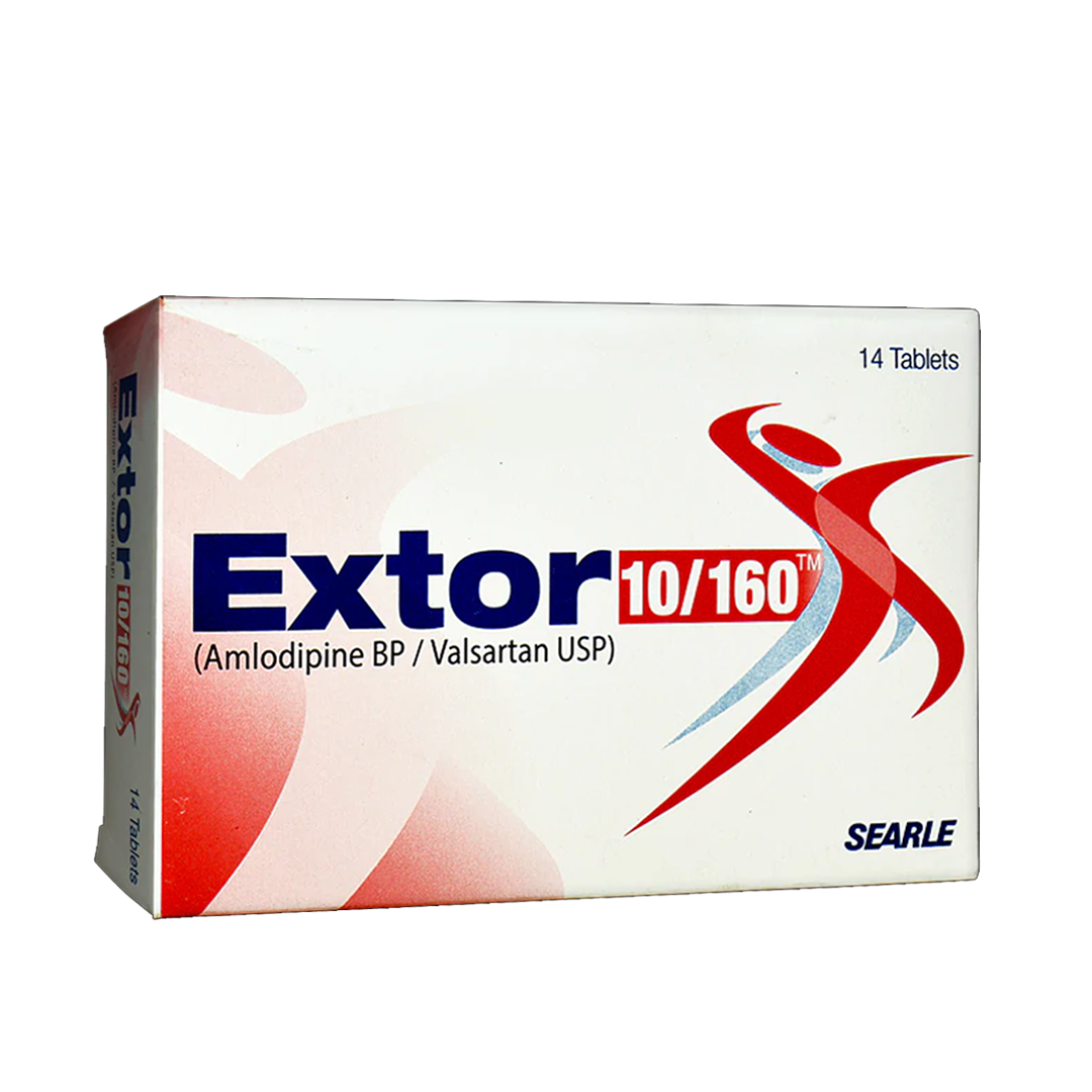 Extor Tablet 10/160mg, 14 Ct - Searle