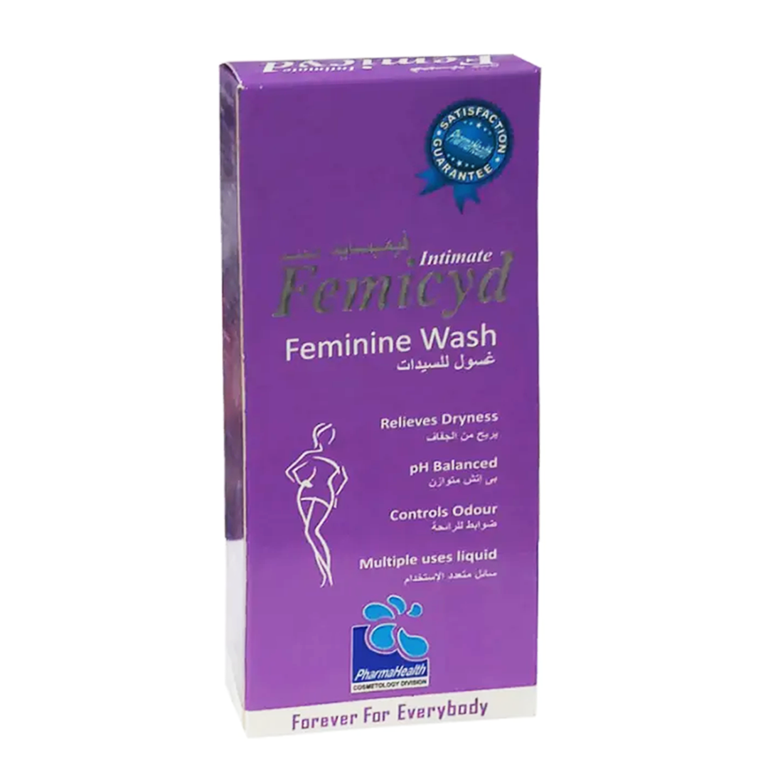 Femicyd Feminine Wash, 60ml - Pharma Health