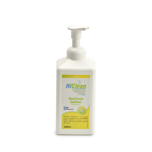 Hand Foam Sanitiser (Lemon), 1000ml - HiClean
