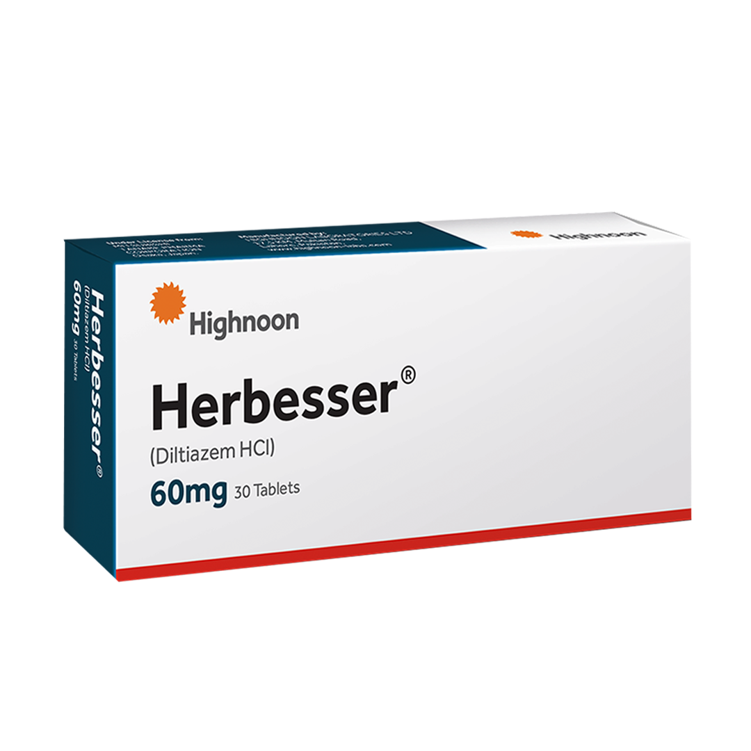 Herbesser 60mg Tablets, 30 Ct - Highnoon