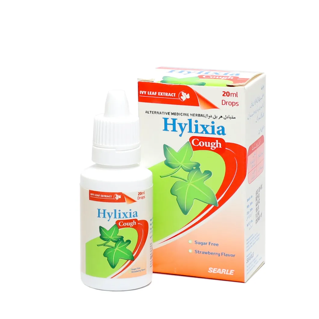 Hylixia Cough Sugar Free Drops 20ml Searle