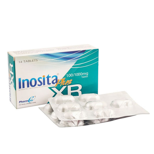 Inosita Plus XR Tablet 100/1000mg, 14 Ct - PharmEvo