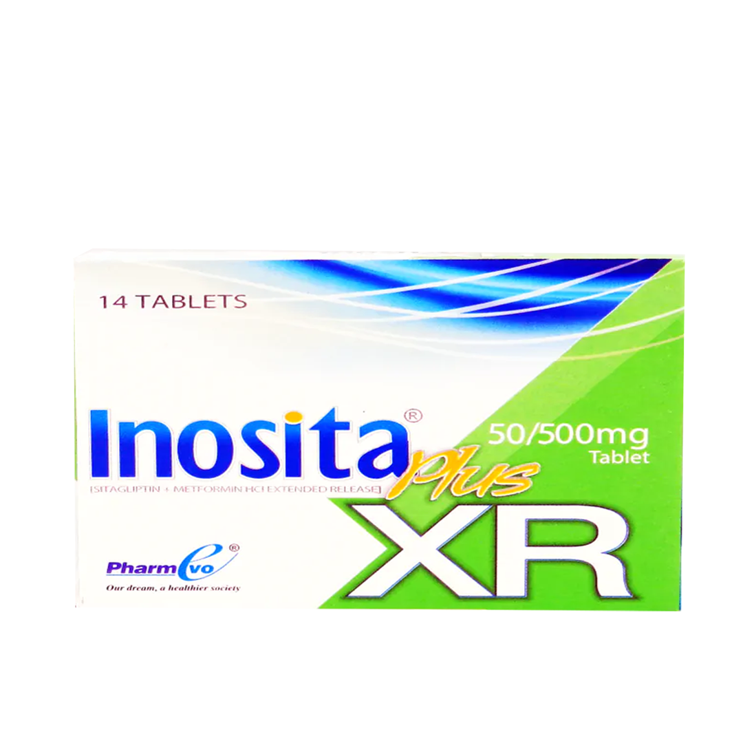 Inosita Plus XR Tablet 50/500mg, 14 Ct - PharmEvo