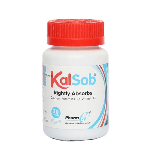 Kalsob Tablets, 30 Ct - PharmEvo