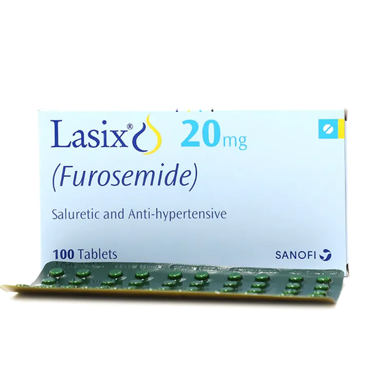 Lasix 20mg Tablets, 100 Ct - Sanofi