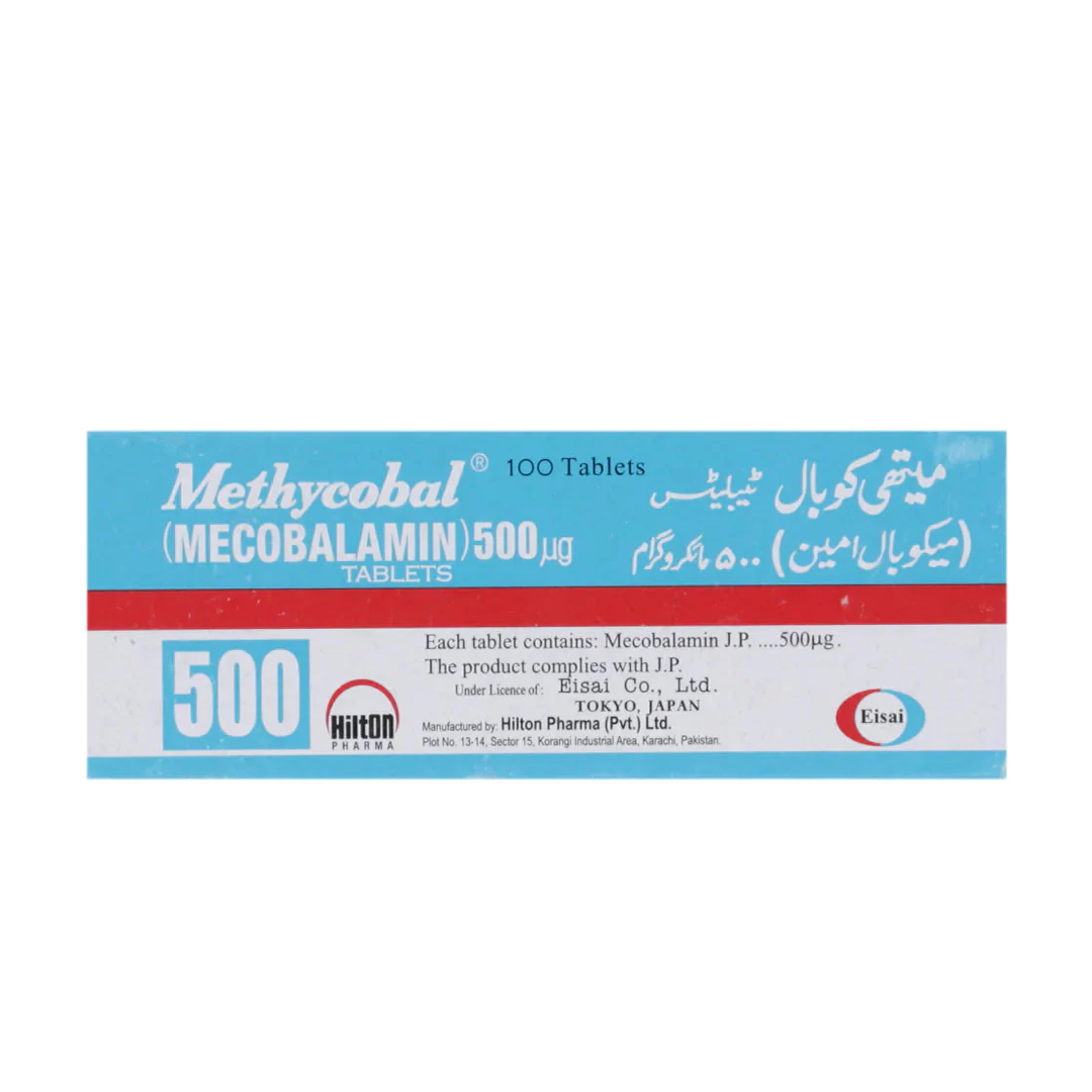 Methycobal Tablet 500ug, 100 Ct - Hilton