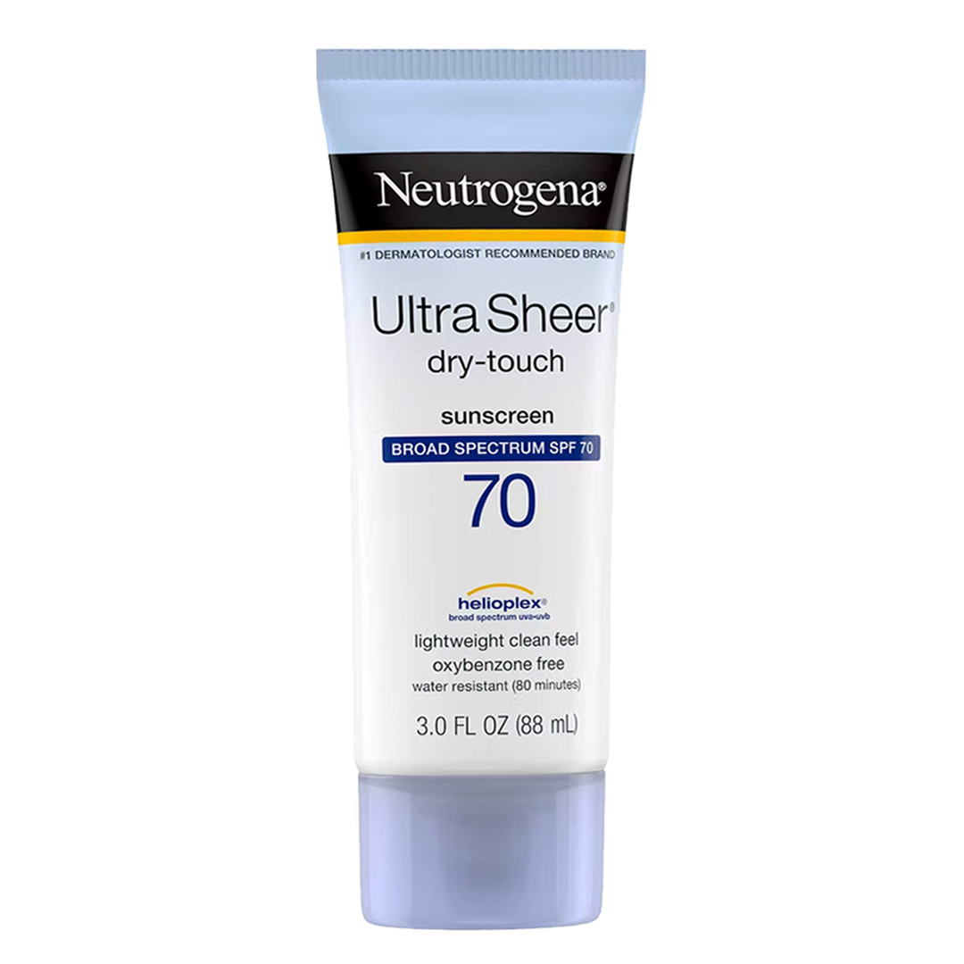 Neutrogena Ultra Sheer Dry Touch Oxybenzone Free Sunscreen Lotion SPF 70, 88ml