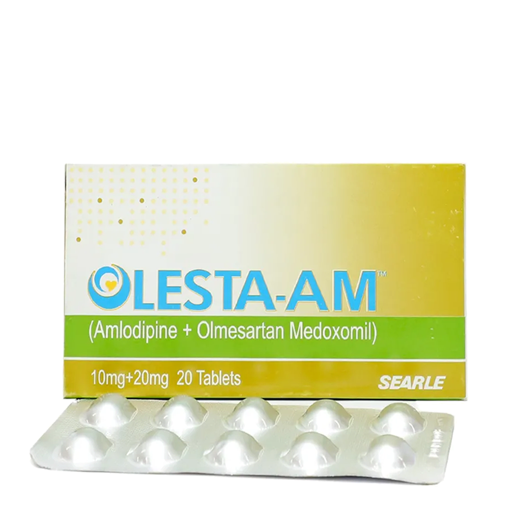 Olesta-AM (Amlodipine+Olmesartan) 10mg+20mg, 20 Ct - Searle