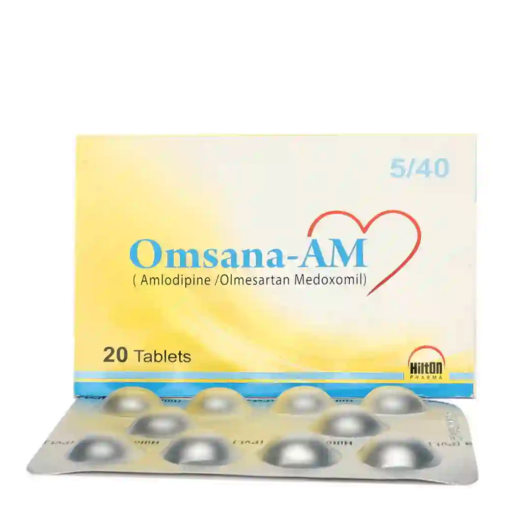 Omsana-AM Tablets 5/40mg, 20 Ct - Hilton