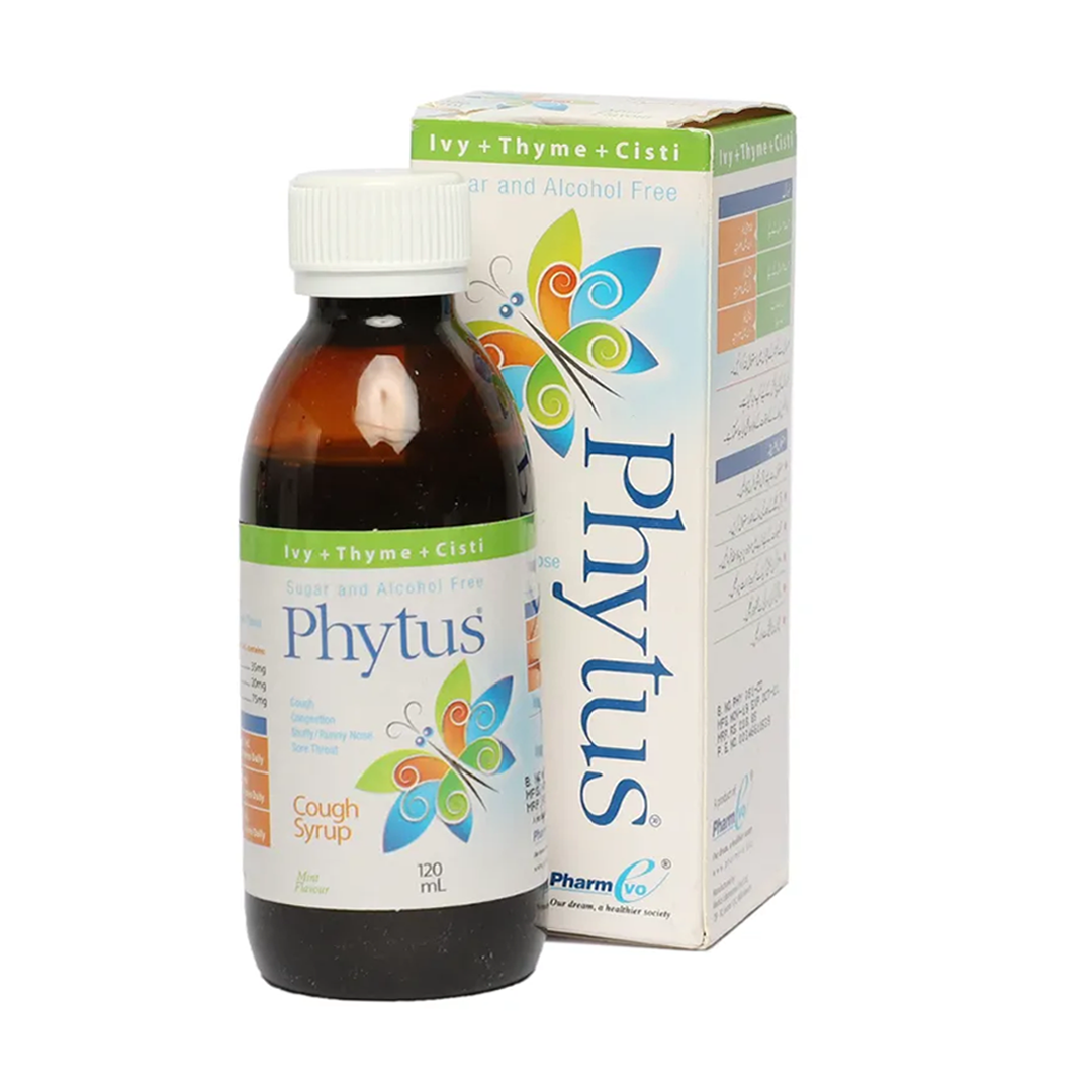 Phytus Cough Syrup, 120ml - PharmEvo