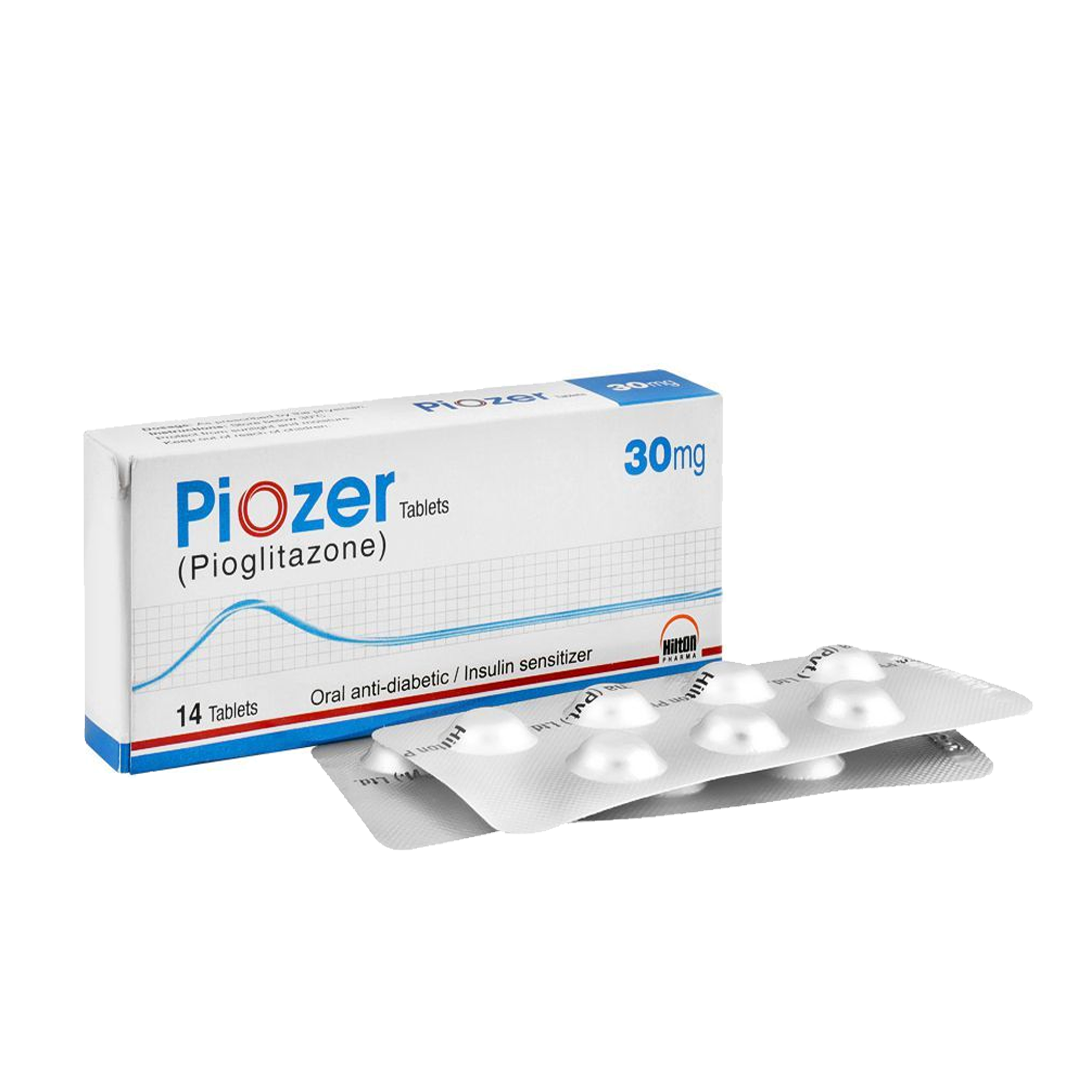 Piozer Tablet 30mg, 14 Ct - Hilton