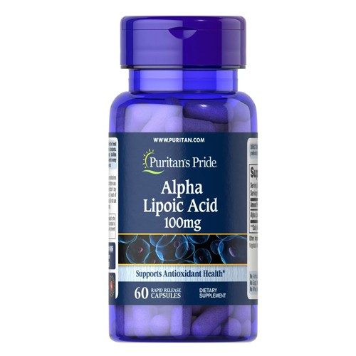 Puritan's Pride Alpha Lipoic Acid 100mg, 60 Ct