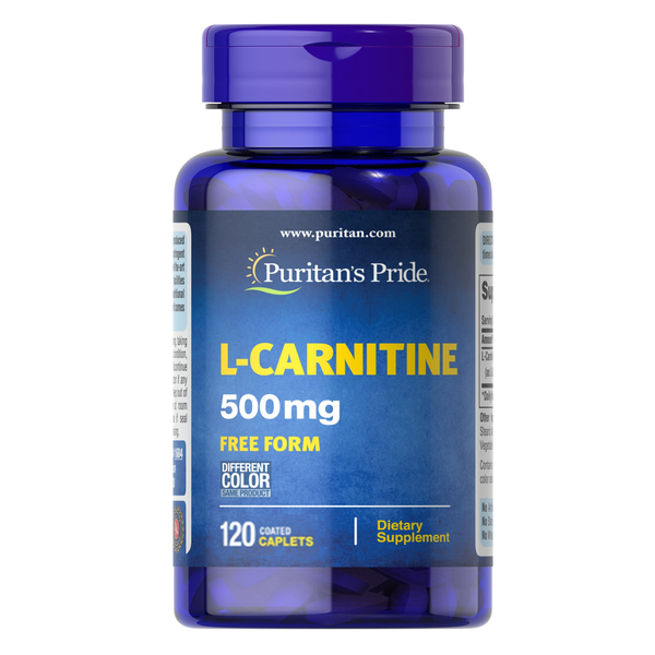Puritan's Pride L-Carnitine 500mg, 120 Ct