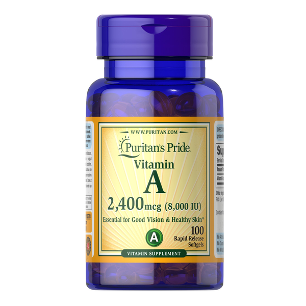 Puritan's Pride Vitamin A 2400mcg (8000 IU)