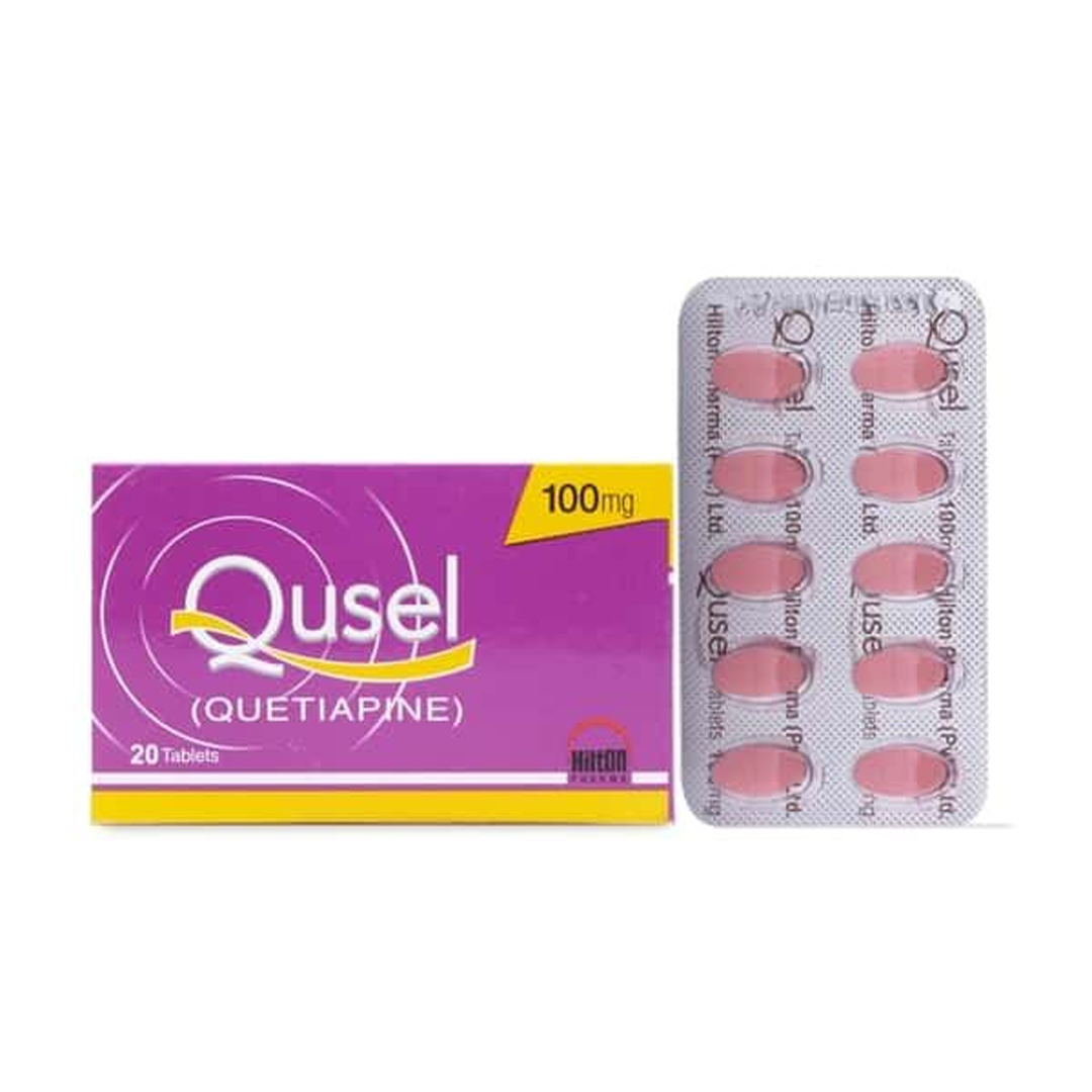 Qusel Tablets 100mg, 20 Ct - Hilton